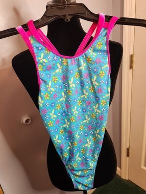 GK Elite Sportswear Size Large Kids 1992 Leotard